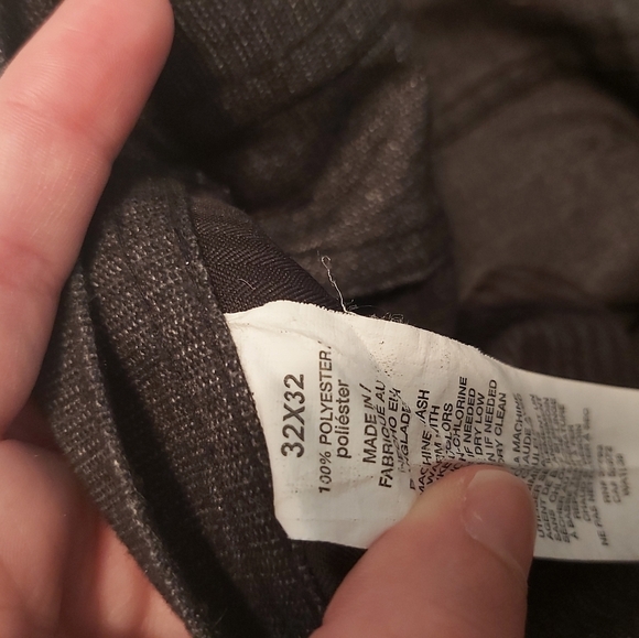 PERRY ELLIS Dark Grey Men's Formal Pants size 32 x 32 - Picture 7 of 7